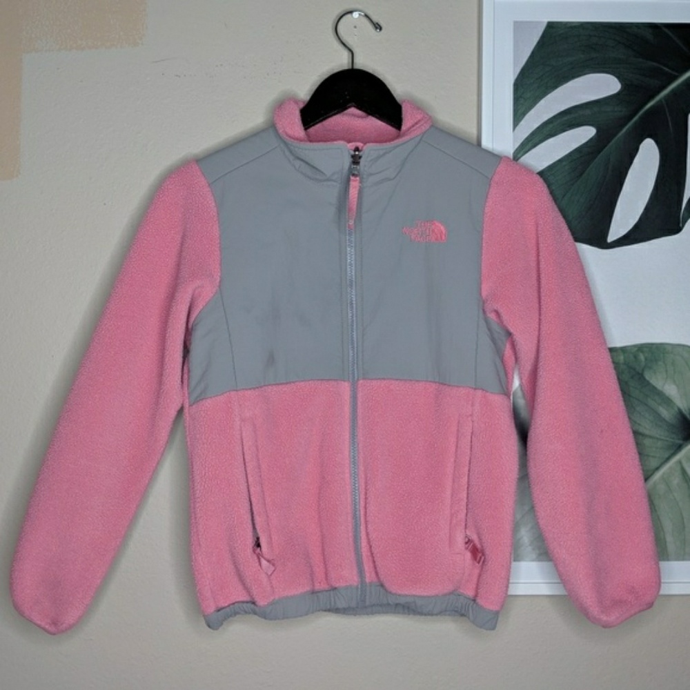 North Face Girls' Denali Fleece Full Zip Jacket - Picture 1 of 7